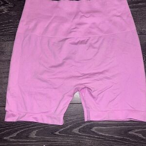 Pink High-Waisted Shorts